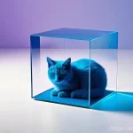 양자 혼합과 중첩 상태 - **Prompt for Superposition Concept (Schr&ouml;dinger's Cat inspired, abstract and safe):**
    "A concept...