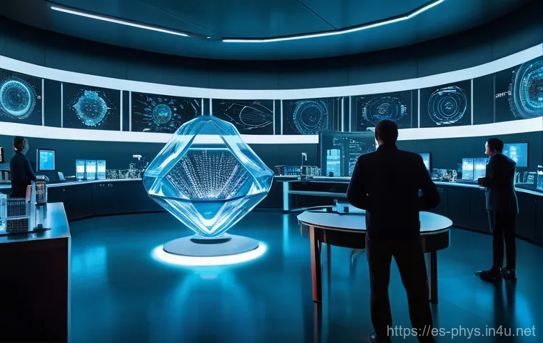 양자 센서와 측정 기술 - **Prompt 1: The Quantum Realm Revealed**
    "A visually stunning, high-tech laboratory where quantu...